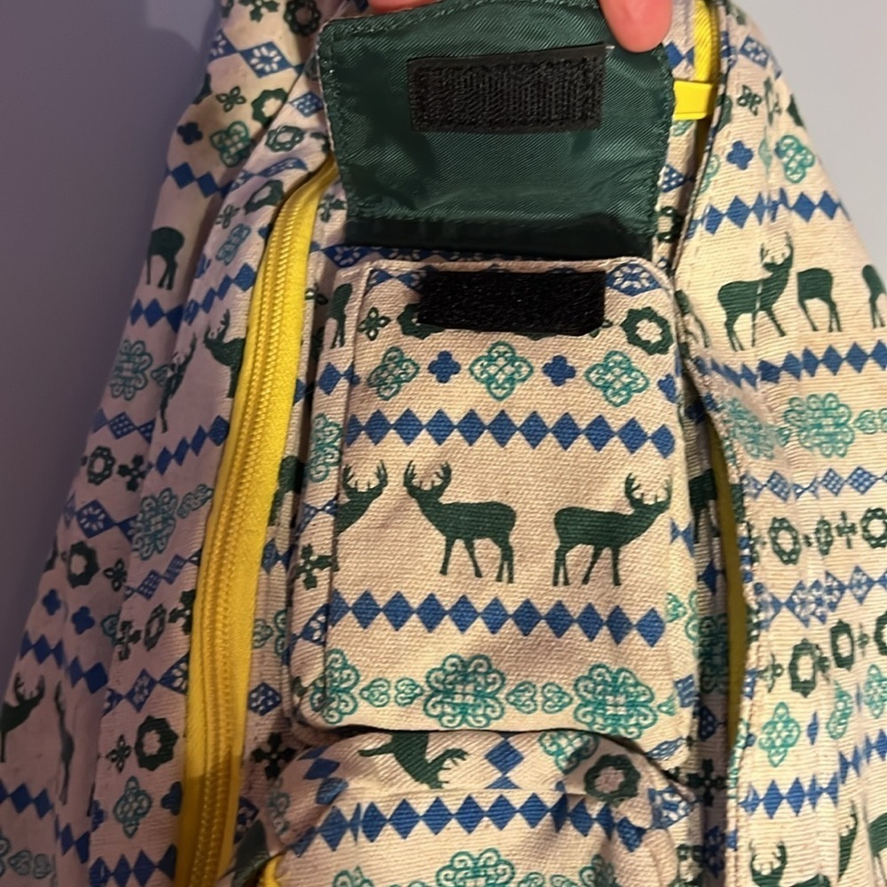 KAVU Original Rope Sling Bag Crossbody With Scandinavian Deer retired - Picture 6 of 7